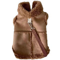Chaleco Estilo Shearling con Cuello Afelpado